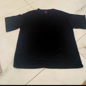 SHEIN BLACK GRAPHIC DESIGN T-SHIRT